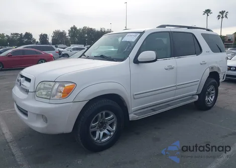 2005 Toyota Sequoia Sr5 V8 from USA, damaged, VIN 5TDZT34A35S259945